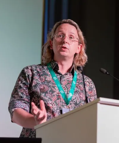 Ashley Ball-Gamble speaking at the CCLG Annual Conference.