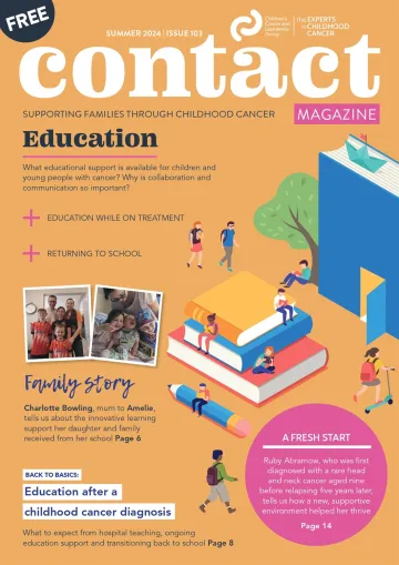 Contact magazine cover - Education