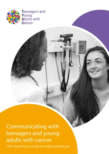 Front cover for professionals guide to communicating with teenagers and young adults