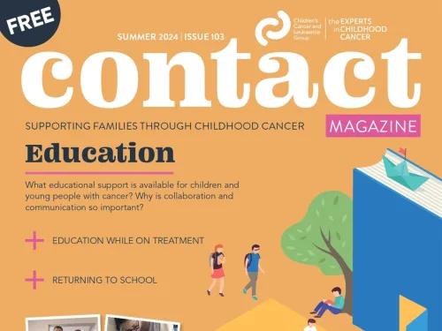 Contact magazine cover - Education