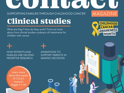 Contact magazine cover - clinical studies