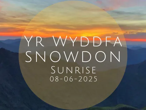 Snowdown Sunrise - Yr Wydffa Snowdon